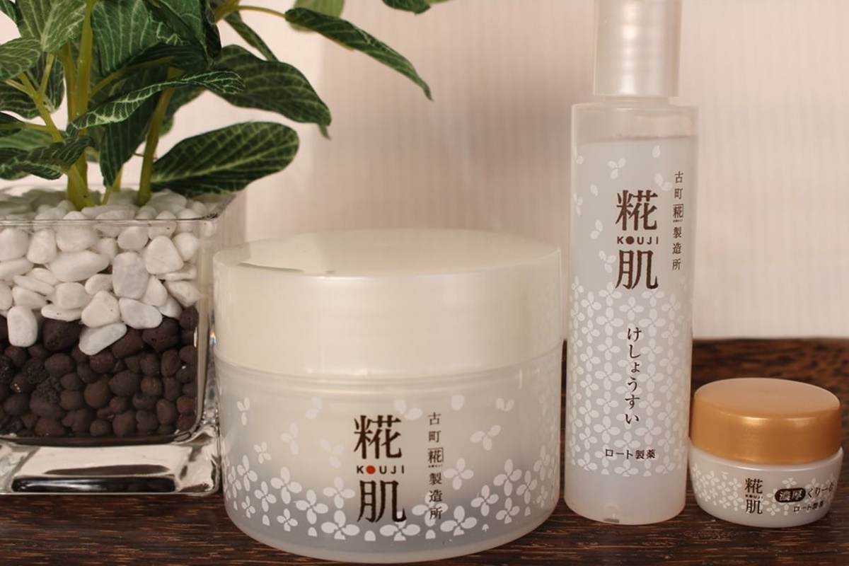 日本酒コスメ ロート製薬 糀肌くりーむ＆化粧水